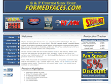 Tablet Screenshot of formedfaces.com